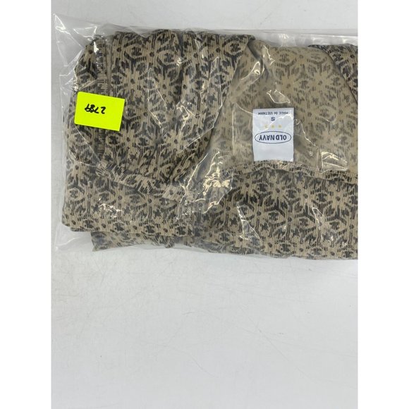 Old Navy Women's Brown Sleeveless Geometric Print Stretch Knit Dress Size Small - Picture 13 of 13